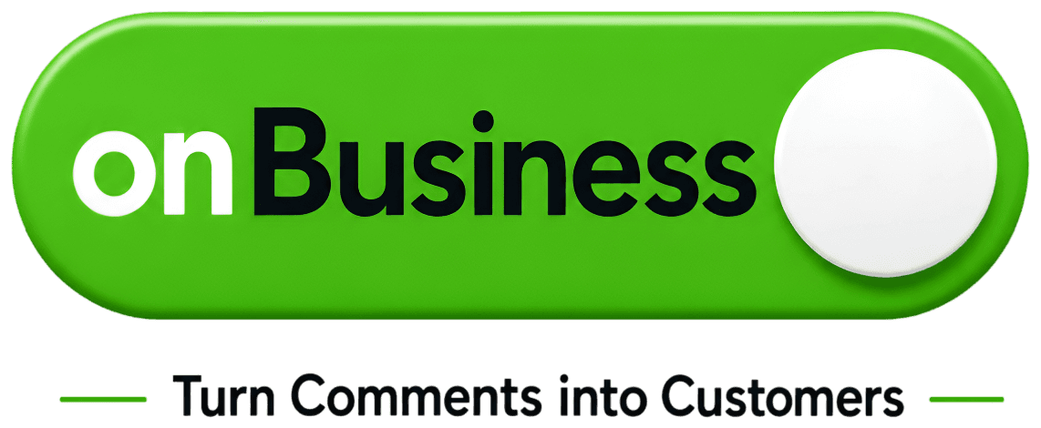 onBusiness — Turn Comments into Customers