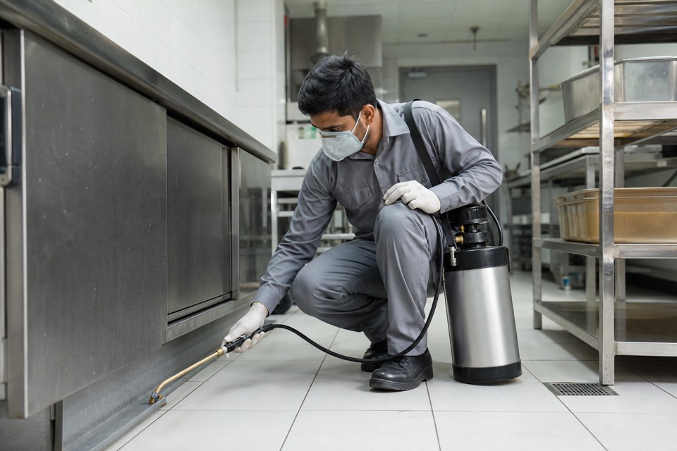 Pest Control — institutional service crew