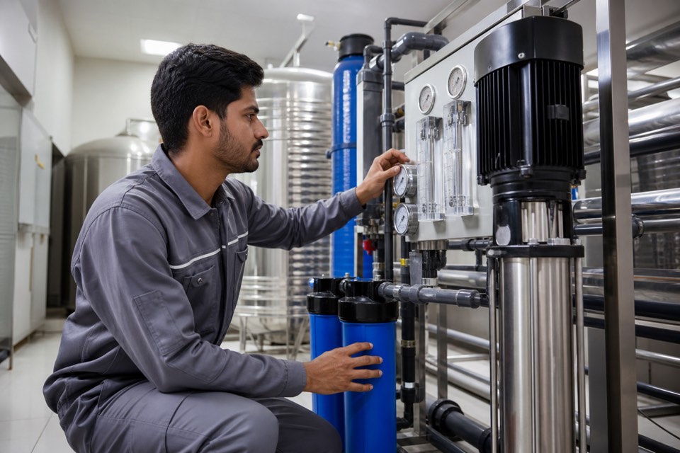 RO & Water Purifier — institutional service crew